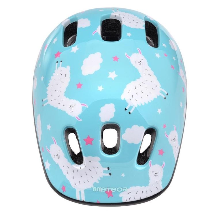 Meteor, KS06, kask rowerowy, rozmiar S, 48-52 cm, Alpacas