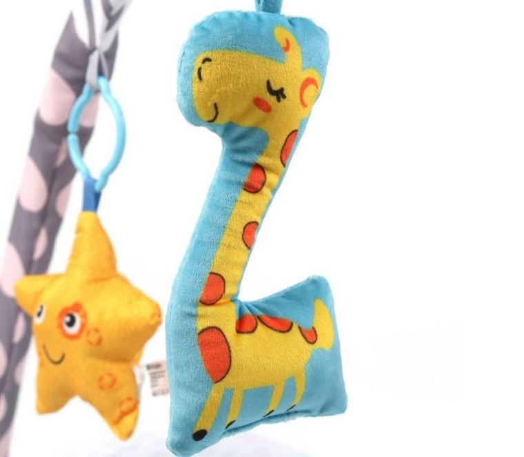 Milly Mally, TinyMini, mata edukacyjna 2w1, kwiat-safari