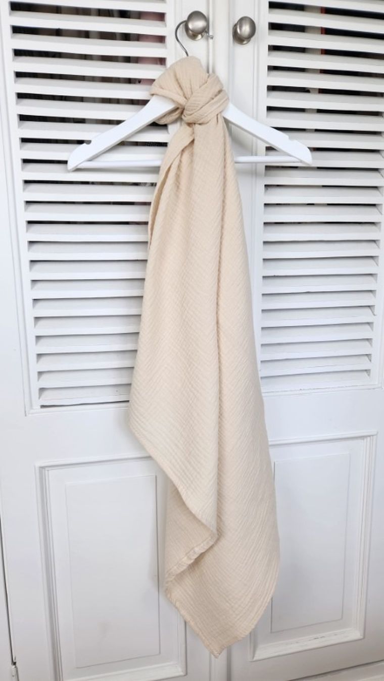 MimiNu, muślinowa pieluszka, 80-80 cm, 2 szt.