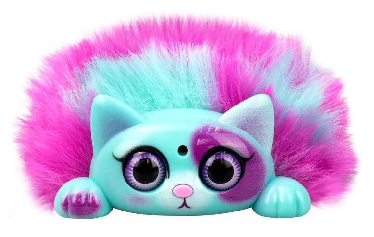 Mini Purrs, puszysty kotek, maskotka interaktywna, 1 szt.