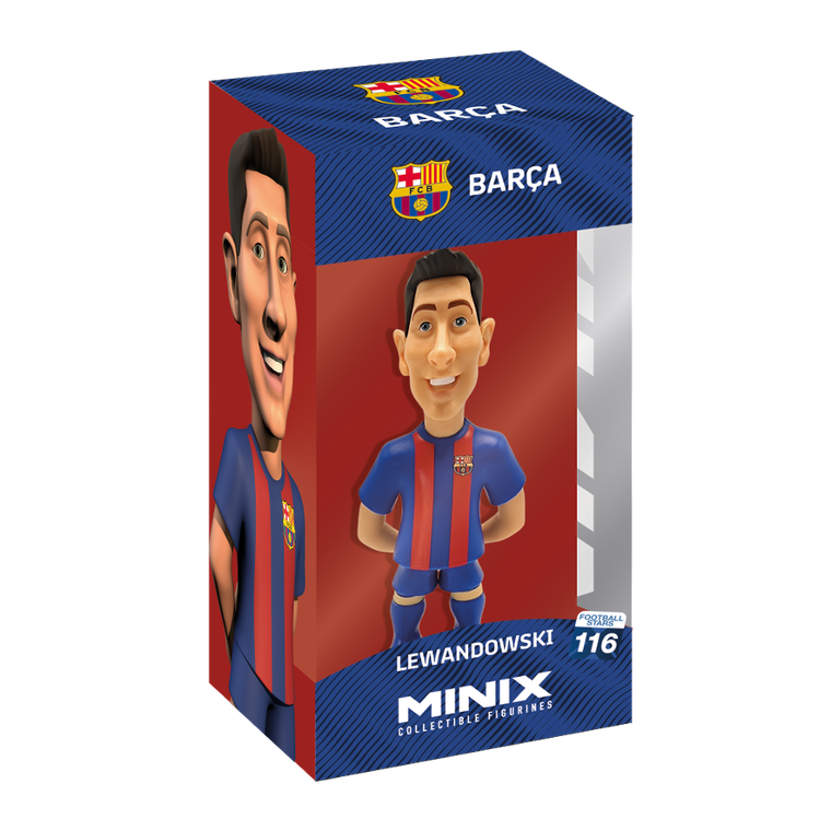 Minix, FC Barcelona, Robert Lewandowski, figurka kolekcjonerska