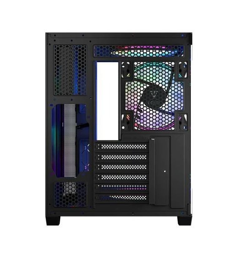 Modecom, Volcano Panorama APEX ARGB 3F Midi, obudowa komputerowa, szara