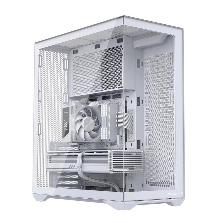 Modecom, Volcano Space XL Full Tower, obudowa, biała