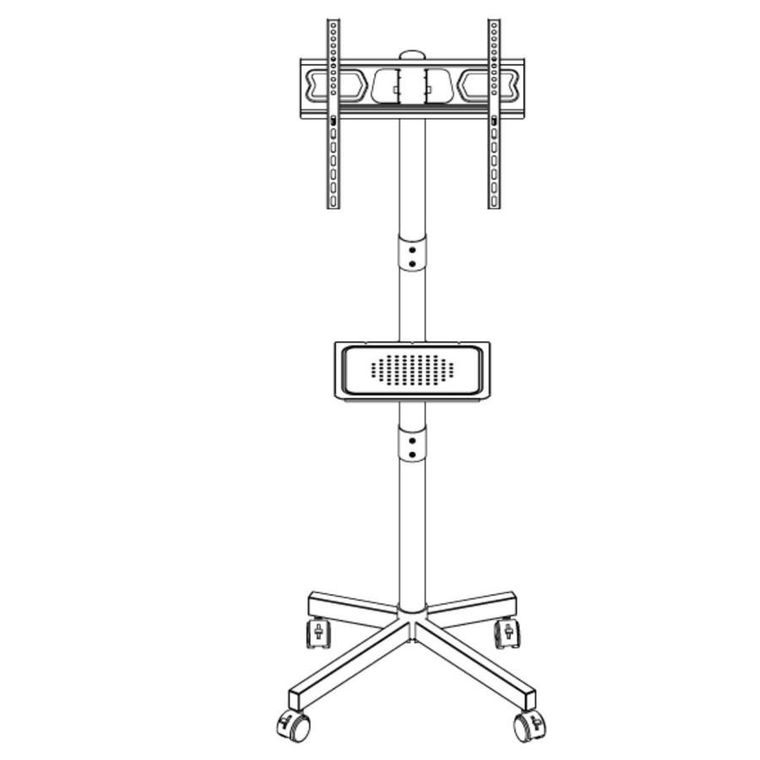 Montis, Atlas, mobilny uchwyt do telewizora, 23"-60", MT191, czarny, VESA 400-400