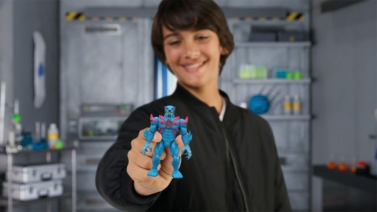 Mr Beast Lab, Hybrids, Hyper Fusion, kolba z figurką mutanta