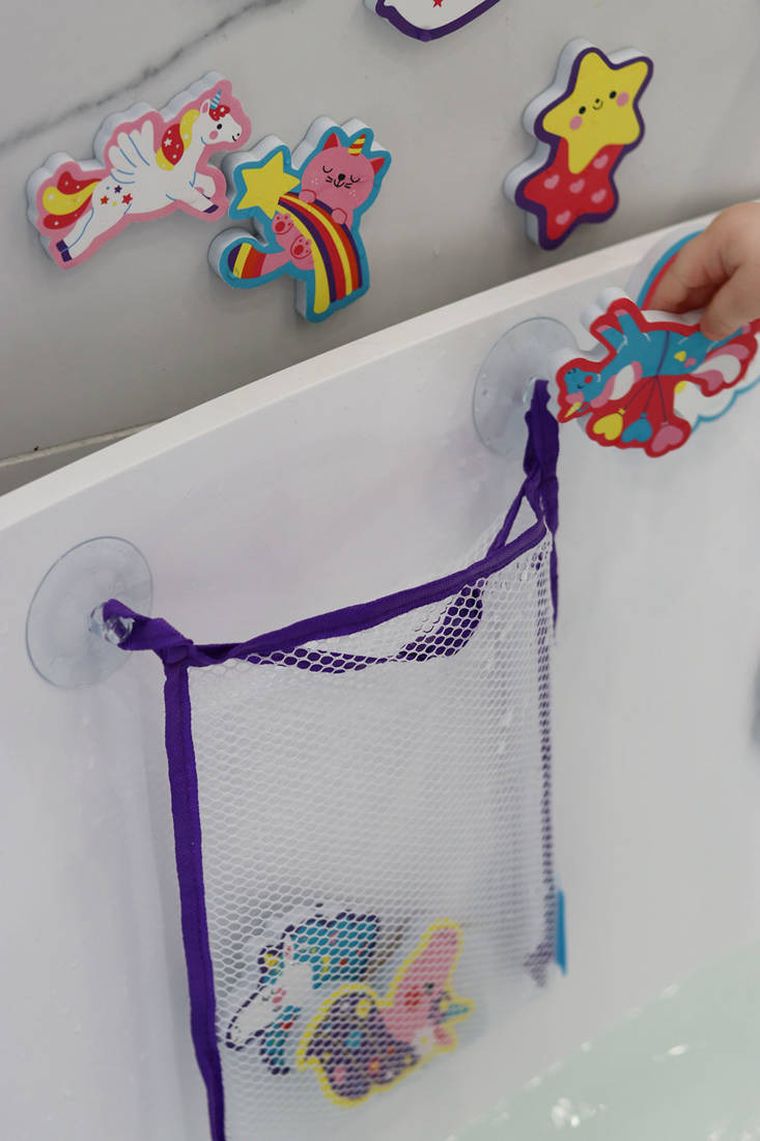 Mudpuppy, Marzenia jednorożca, piankowe figurki do kąpieli, 20 elementów