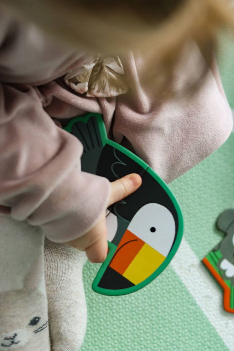 Mudpuppy, Szczęśliwe zwierzątka, Pierwsze puzzle, 8 elementów