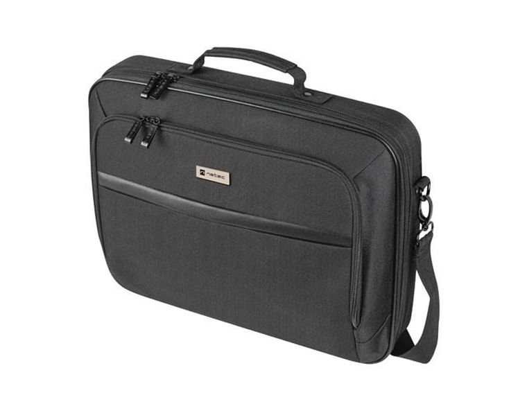 Natec, Boxer Lite, torba do laptopa 15.6", czarna, NTO-2054