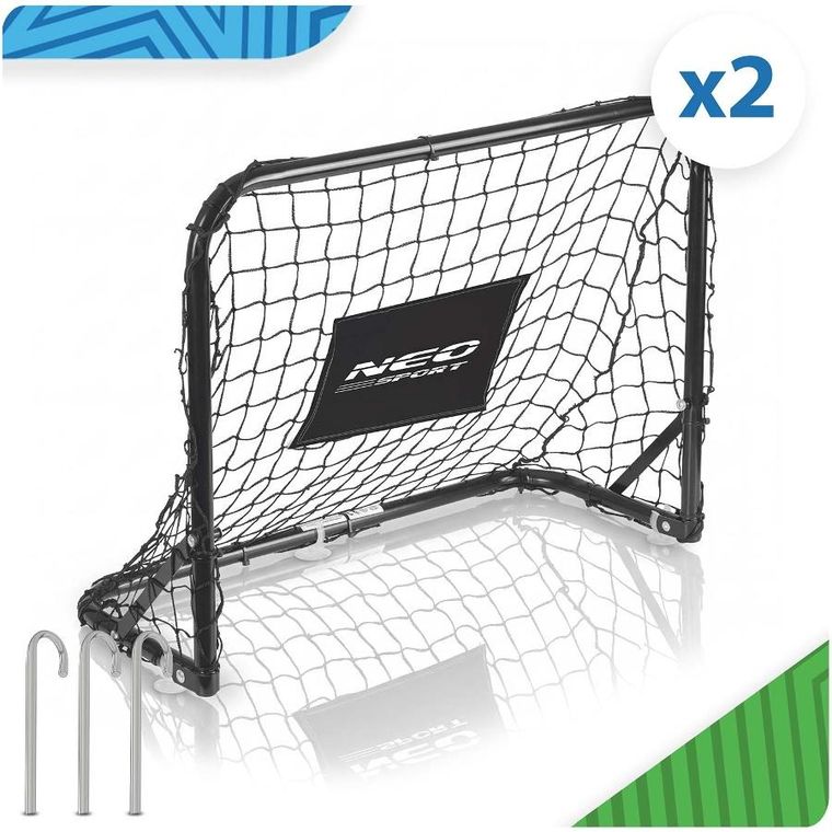 Neo-Sport, bramka piłkarska, 60-45-25 cm, 2 szt.