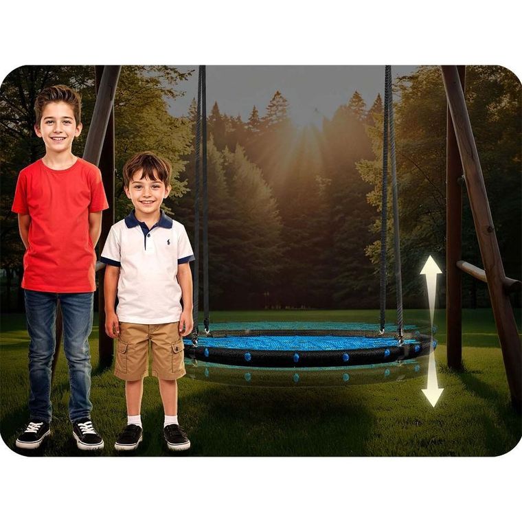 Neo-Sport, huśtawka bocianie gniazdo, 120 cm