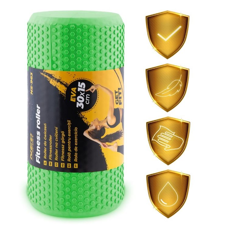Neo-Sport, Roller wałek do ćwiczeń EVA NS-963 zielony