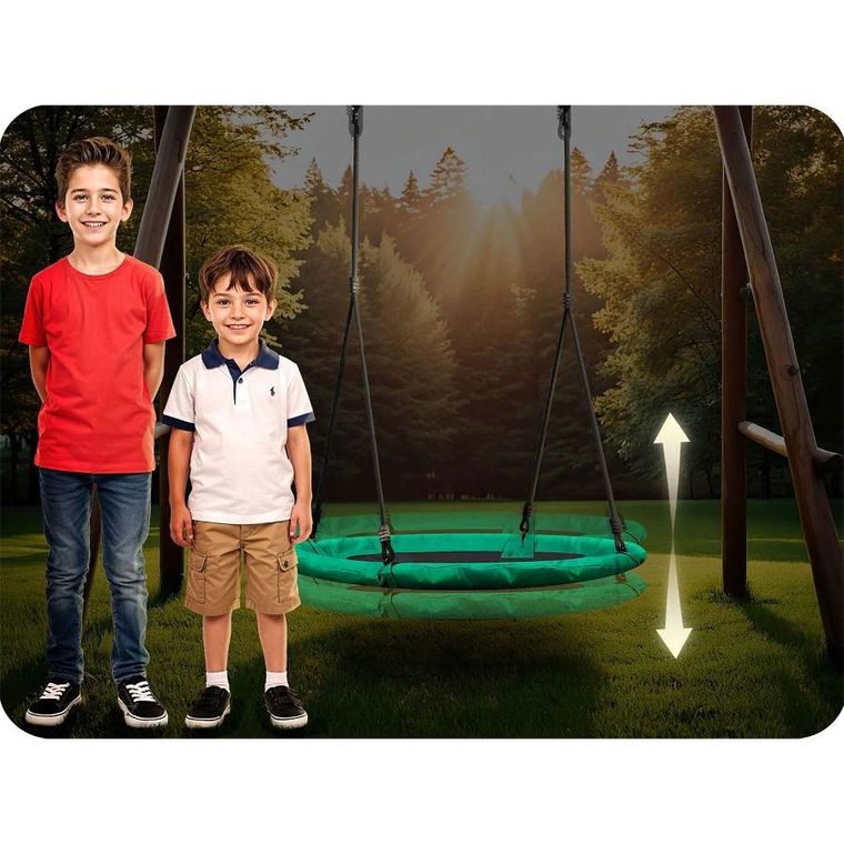 Neo-Sport, Swingo, huśtawka bocianie gniazdo, 100 cm