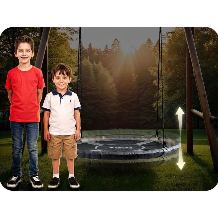 Neo-Sport, Swingo, huśtawka bocianie gniazdo, 110 cm