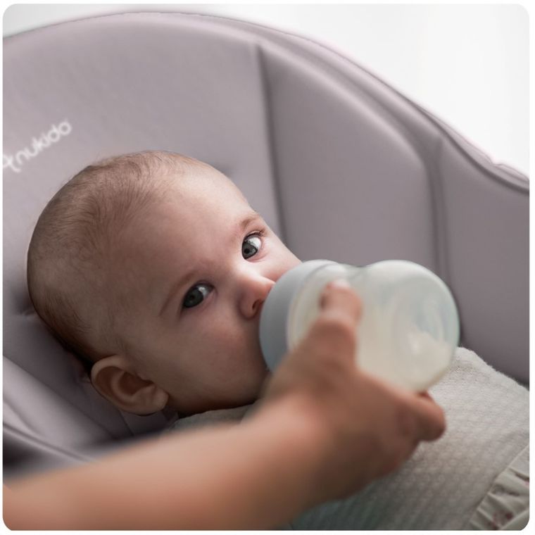 Nukido, Belo, krzesełko do karmienia ze stolikiem, wrzosowe