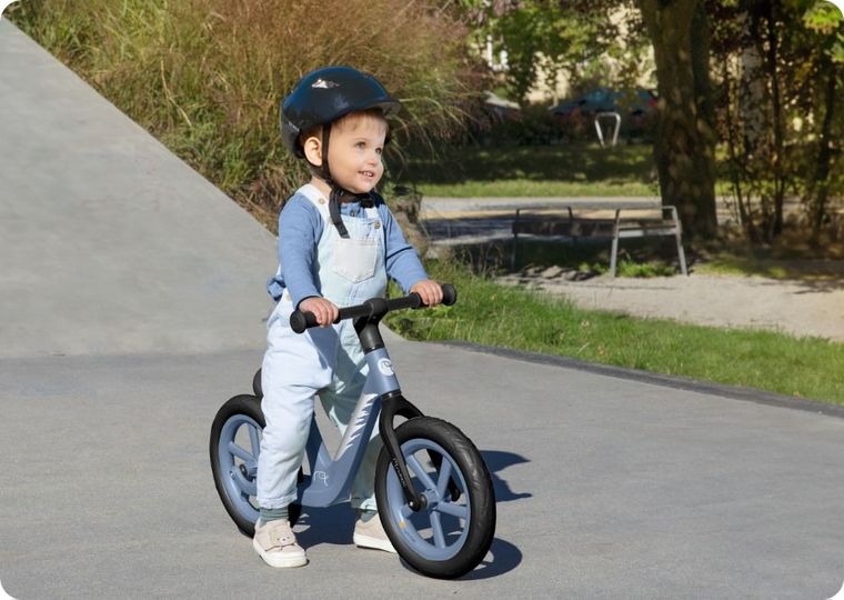 Nukido, Light Flee, rowerek biegowy dla dzieci, granatowy