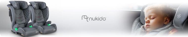 Nukido, Louis, fotelik samochodowy, szary, 15-36 kg