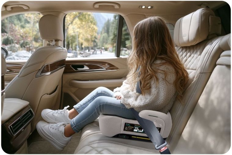 Nukido, Louis, podstawka samochodowa, szara, 125-150 cm