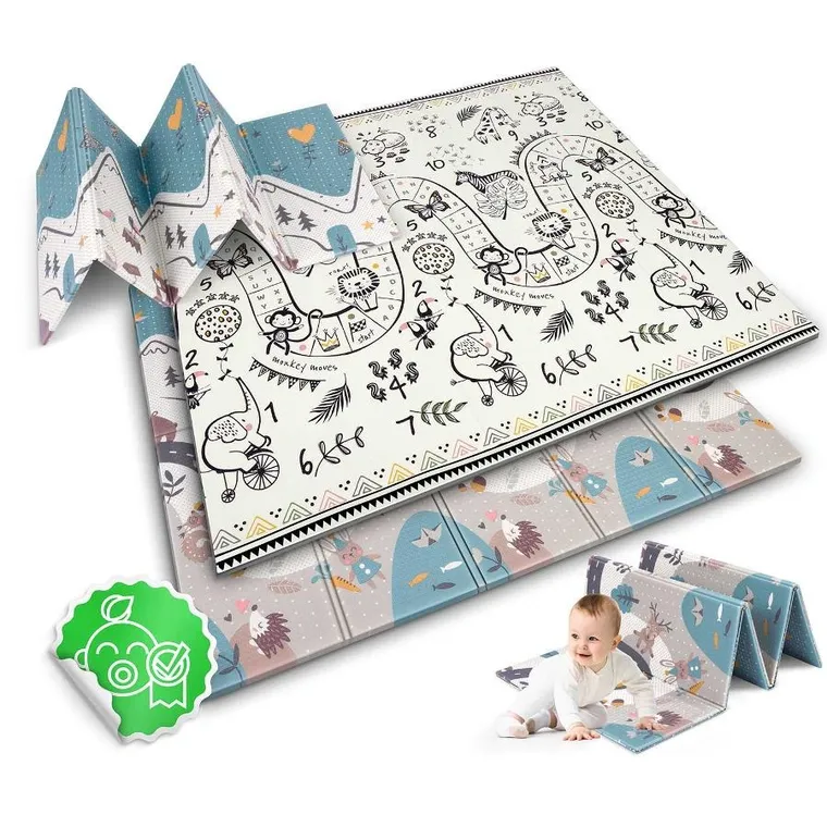 Nukido, mata piankowa, składana, 200-180-1 cm