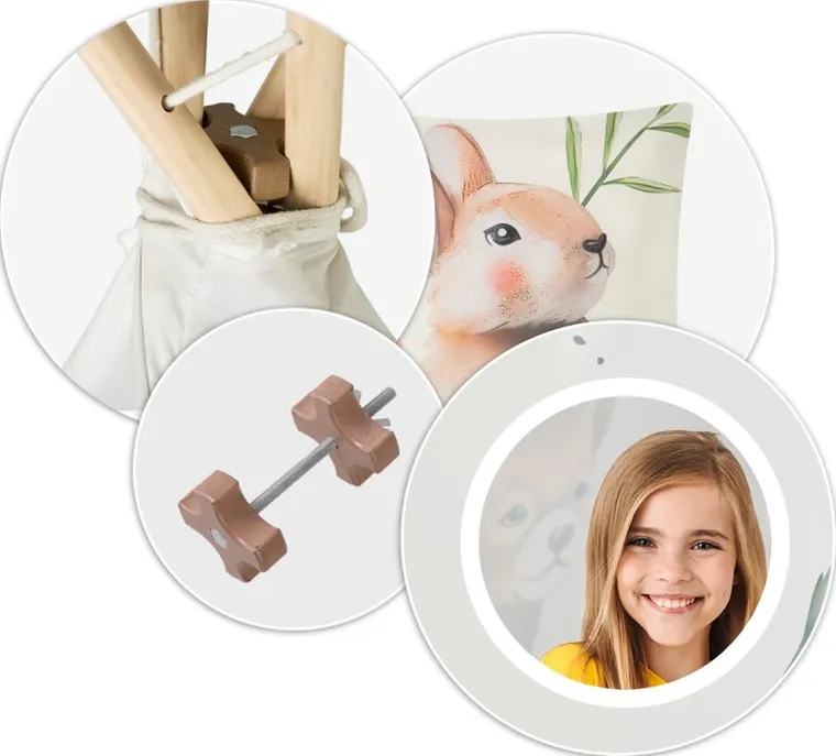 Nukido, namiot tipi, beżowy