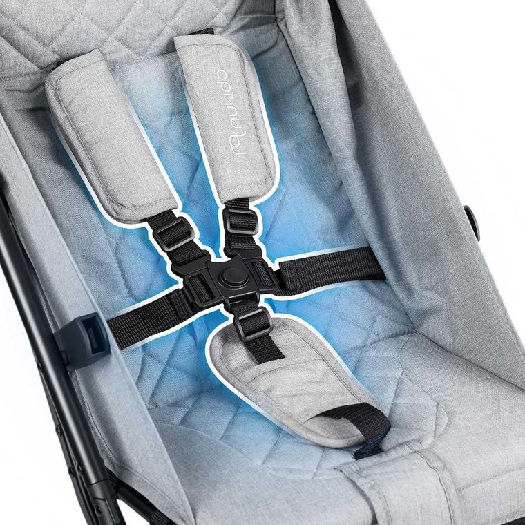 Nukido, Paseo, wózek dziecięcy, spacerówka, jasny szary