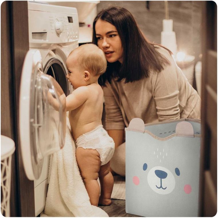 Nukido, pojemnik na zabawki i mata, szary