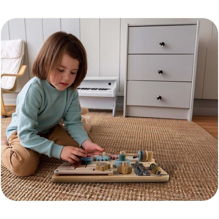 Nukido, tablica sensoryczna, drewniana