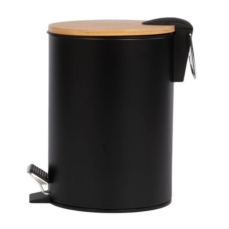 Nuxio, Zetru, kosz łazienkowy z bambusem, 3l