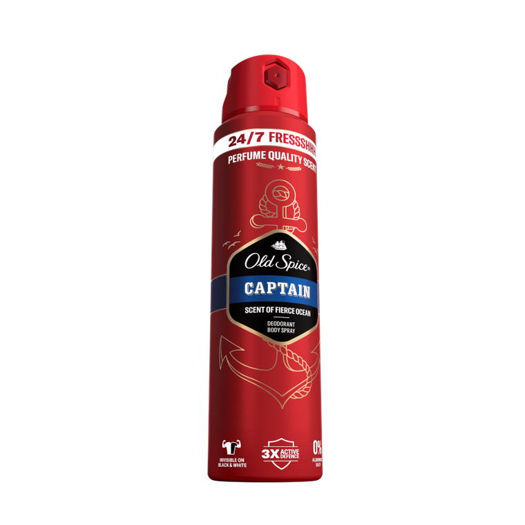 Old Spice, Captain, dezodorant w sprayu dla mężczyzn, 150 ml