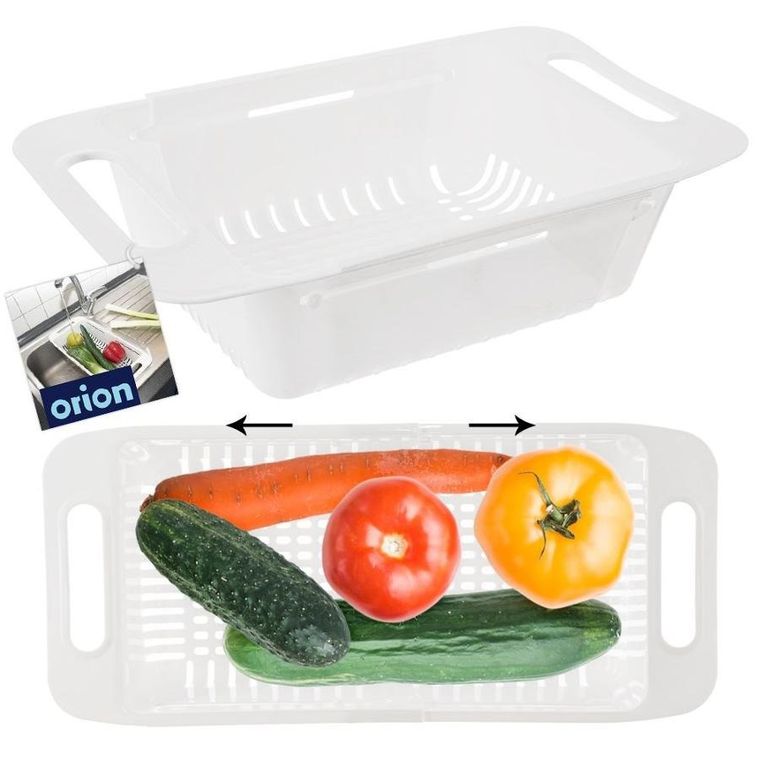 Orion, cedzak kuchenny do zlewu, regulowany, 32-44-20-8 cm