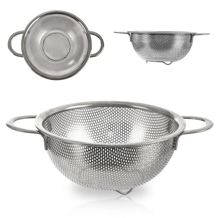 Orion, cedzak kuchenny, stalowy, Anett, 16,5 cm