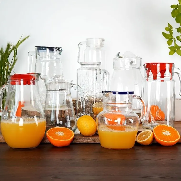 Orion, dzbanek z pokrywką, szklany, 1.2 l