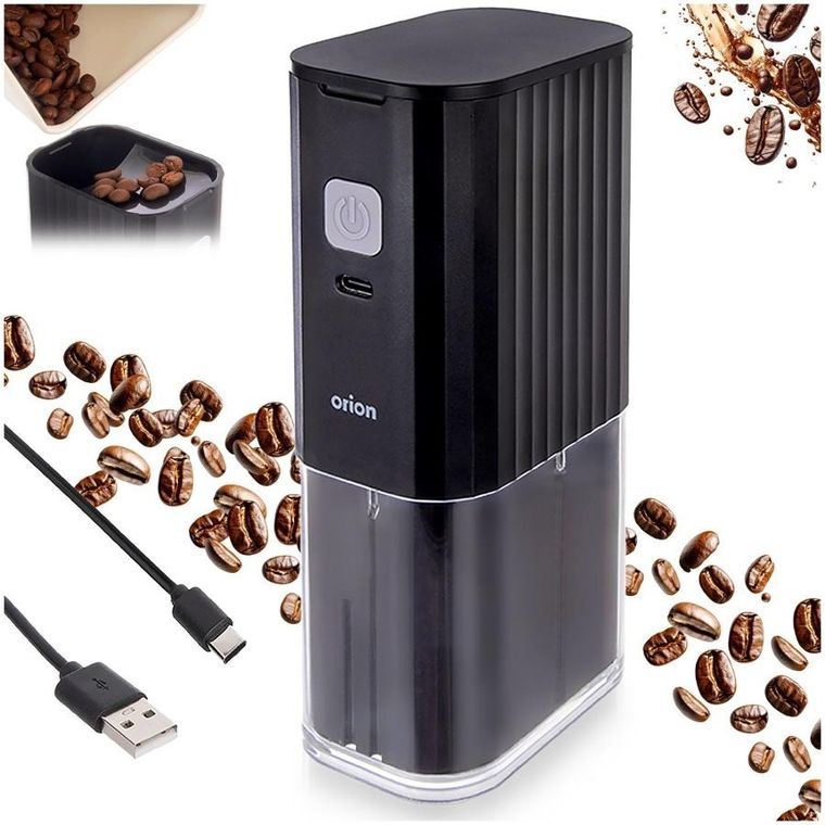 Orion, elektryczny młynek do kawy, bezprzewodowy, 16 cm