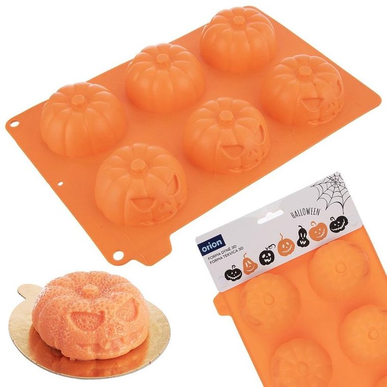 Orion, foremka do ciastek, muffinek, silikonowa, halloween, 27-18-4 cm