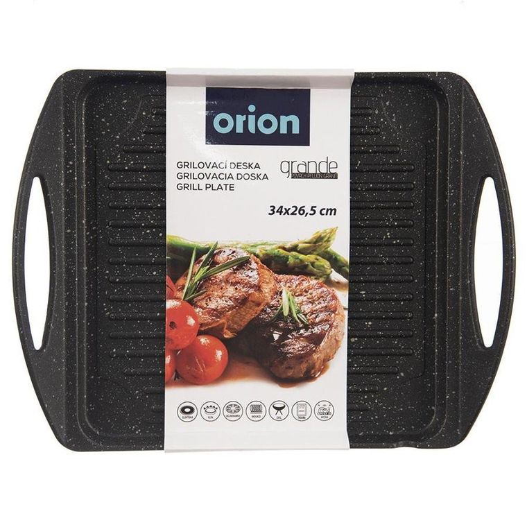 Orion, płyta grillowa, prostokątna, Grande, 34-26,5 cm
