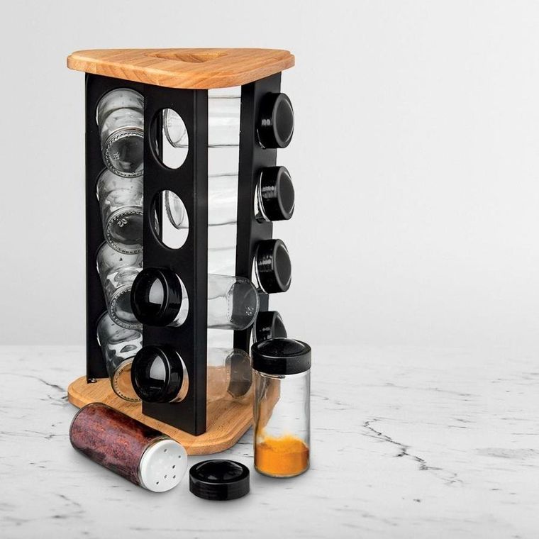 Orion, stojak na przyprawy, obrotowy, 12 szt.