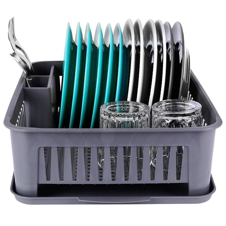 Orion, suszarka na naczynia, szara, 43,5-32-12 cm