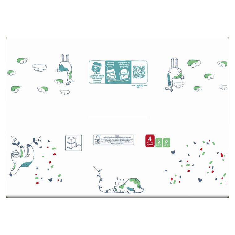 Pampers, Harmonie Baby, pieluchomajtki, rozmiar 4, 9-15 kg, 168 szt.