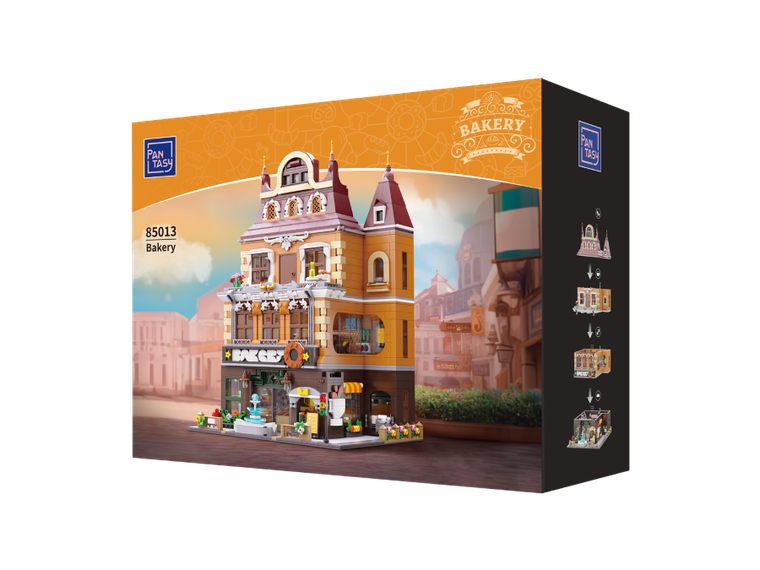 Pantasy, budynek piekarni, klocki konstrukcyjne, 2663 elementów