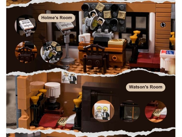 Pantasy, Sherlock Holmes, Baker Street 221B, klocki konstrukcyjne, 3047 elementów