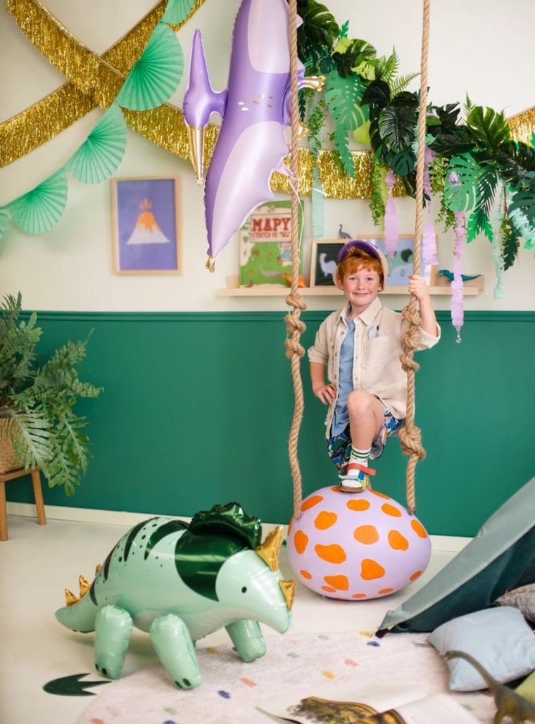 PartyDeco, balon foliowy, pterodaktyl, 120-62 cm