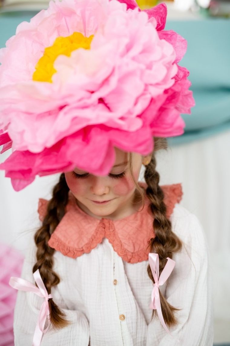 PartyDeco, dekoracja bibułowa, kwiaty, 35 cm, 3 szt.