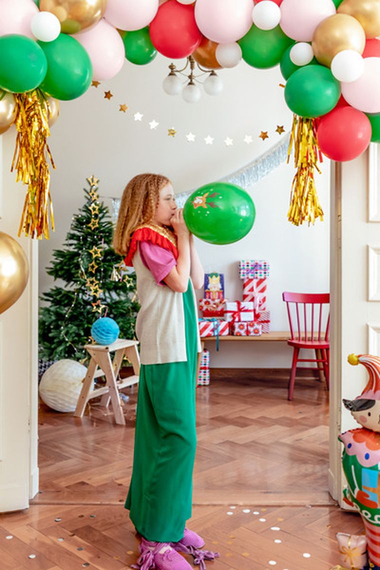 PartyDeco, girlanda balonowa, Cukierki, mix, 170-155 cm, 1 szt.