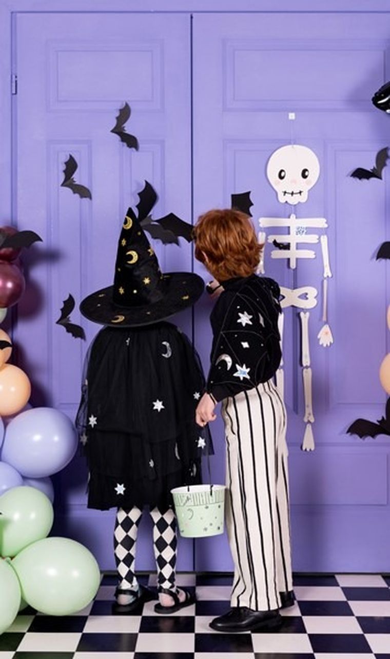 PartyDeco, Halloween, wiaderka na cukierki, 13.5 cm, 2 szt.