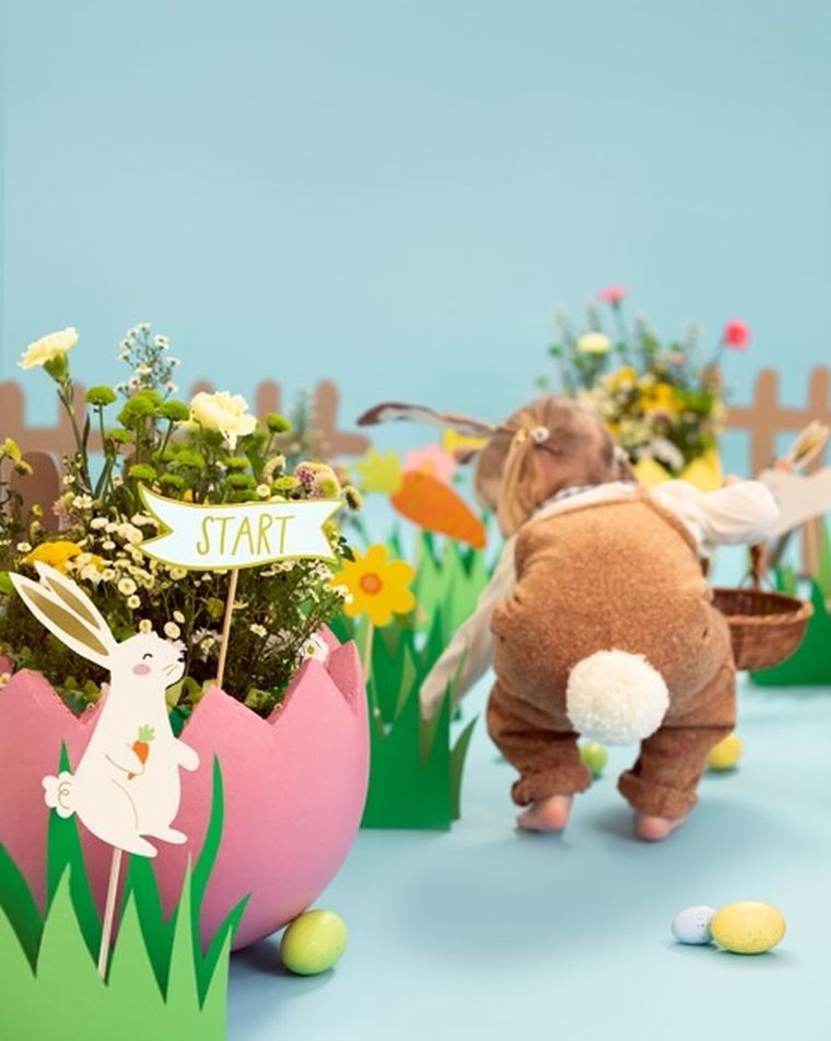 PartyDeco, zestaw do szukania jajek, 10 szt.