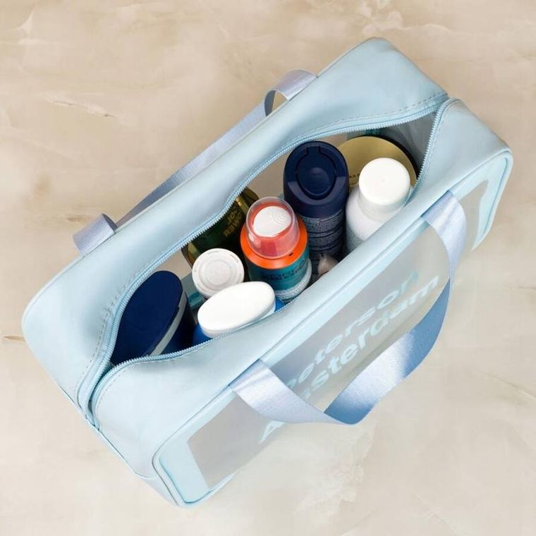 Peterson, kosmetyczka wodoodporna, niebieska, 3 szt.