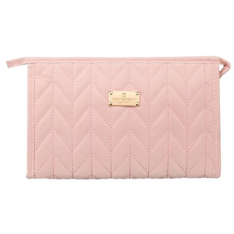 Peterson, kosmetyczka ze skóry ekologicznej, różowa