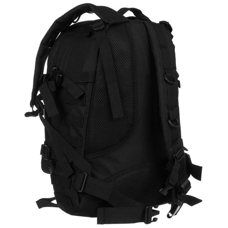 Peterson, plecak militarny, 3-komorowy, czarny