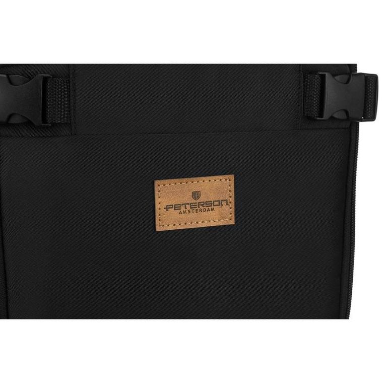 Peterson, plecak podróżny, bagaż podręczny, czarny