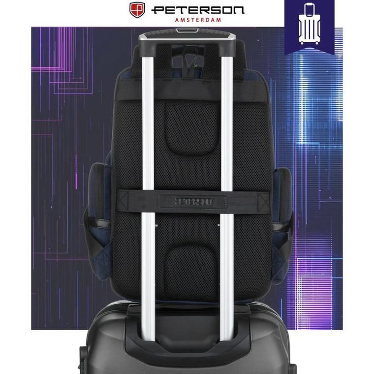 Peterson, plecak podróżny, granatowy