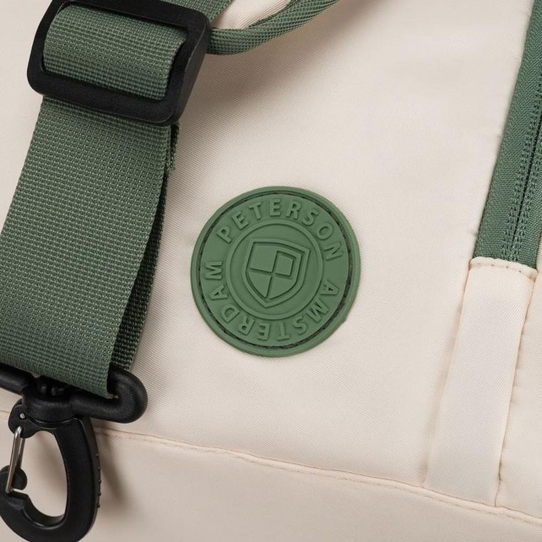 Peterson, torba podróżna, beżowo-zielona